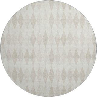 Dalyn The Reserve TR2 Ivory Machine Washable Area Rug Round Main Image