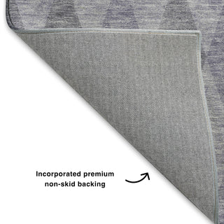 Dalyn The Reserve TR2 Lavender Machine Washable Area Rug Backing Image