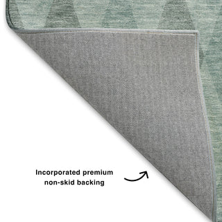 Dalyn The Reserve TR2 Teal Machine Washable Area Rug Backing Image