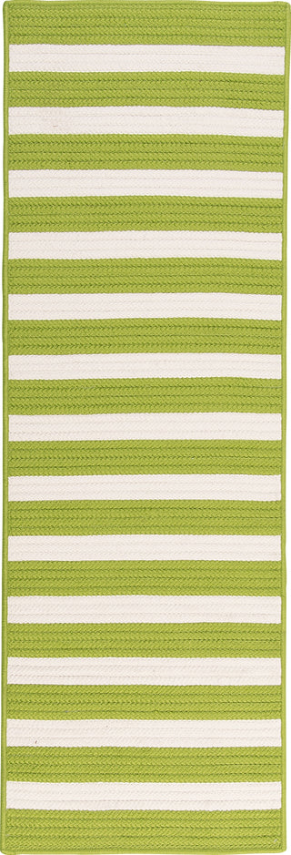 Colonial Mills Stripe It TR29 Bright Lime Area Rug Runner Main Image