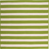 Colonial Mills Stripe It TR29 Bright Lime Area Rug Square MAin Image