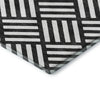 Dalyn The Reserve TR3 Black Machine Washable Area Rug Corner Image