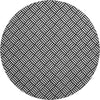 Dalyn The Reserve TR3 Black Machine Washable Area Rug Round Main Image