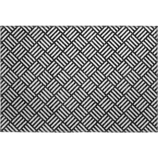 Dalyn The Reserve TR3 Black Machine Washable Area Rug Scatter Main Image