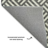 Dalyn The Reserve TR3 Charcoal Machine Washable Area Rug Backing Image