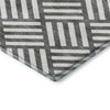 Dalyn The Reserve TR3 Charcoal Machine Washable Area Rug Corner Image