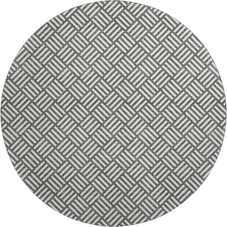 Dalyn The Reserve TR3 Charcoal Machine Washable Area Rug Round Main Image