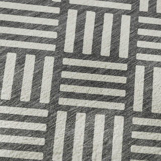 Dalyn The Reserve TR3 Charcoal Machine Washable Area Rug Swatch Image