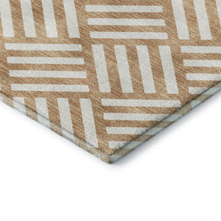 Dalyn The Reserve TR3 Copper Machine Washable Area Rug Corner Image