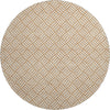 Dalyn The Reserve TR3 Copper Machine Washable Area Rug Round Main Image