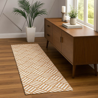 Dalyn The Reserve TR3 Copper Machine Washable Area Rug Runner Lifestyle Image Feature
