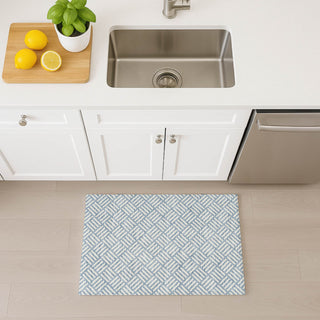 Dalyn The Reserve TR3 Denim Machine Washable Area Rug Scatter Lifestyle Image Feature