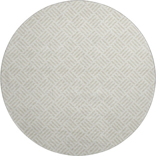 Dalyn The Reserve TR3 Ivory Machine Washable Area Rug Round Main Image