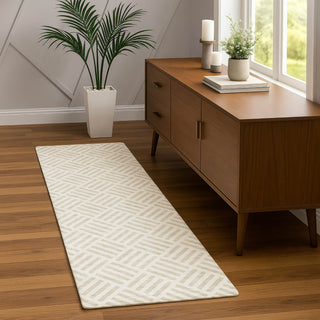 Dalyn The Reserve TR3 Ivory Machine Washable Area Rug Runner Lifestyle Image Feature