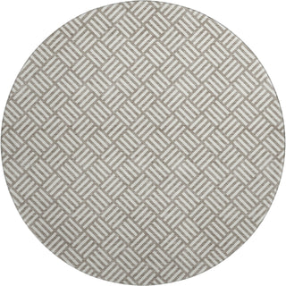 Dalyn The Reserve TR3 Taupe Machine Washable Area Rug Round Main Image