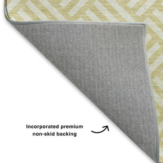 Dalyn The Reserve TR3 Wheat Machine Washable Area Rug Backing Image