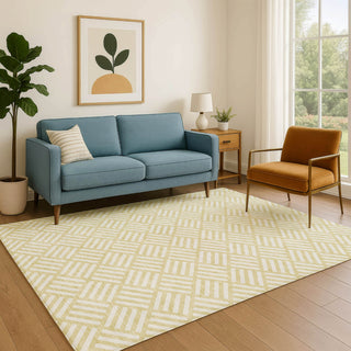 Dalyn The Reserve TR3 Wheat Machine Washable Area Rug Lifestyle Image Feature