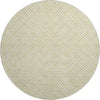 Dalyn The Reserve TR3 Wheat Machine Washable Area Rug Round Main Image