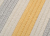 Colonial Mills Stripe It TR39 Yellow Shimmer Area Rug Closeup Image