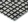 Dalyn The Reserve TR4 Black Machine Washable Area Rug Corner Image