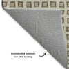 Dalyn The Reserve TR4 Brown Machine Washable Area Rug Backing Image