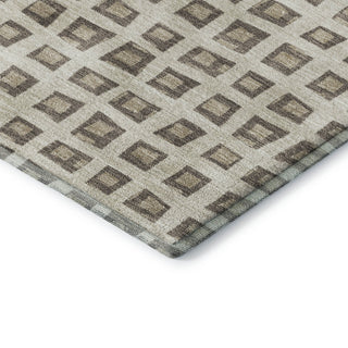 Dalyn The Reserve TR4 Brown Machine Washable Area Rug Corner Image
