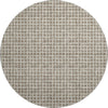 Dalyn The Reserve TR4 Brown Machine Washable Area Rug Round Main Image