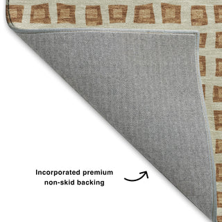 Dalyn The Reserve TR4 Copper Machine Washable Area Rug Backing Image