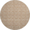Dalyn The Reserve TR4 Copper Machine Washable Area Rug Round Main Image