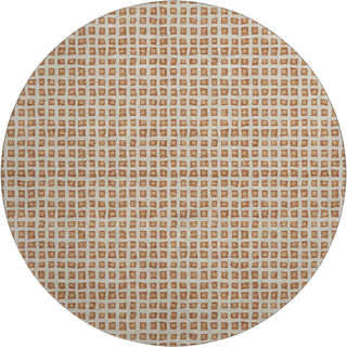 Dalyn The Reserve TR4 Copper Machine Washable Area Rug Round Main Image