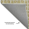 Dalyn The Reserve TR4 Gold Machine Washable Area Rug Backing Image