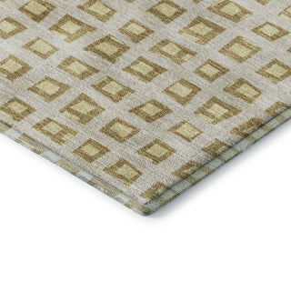 Dalyn The Reserve TR4 Gold Machine Washable Area Rug Corner Image
