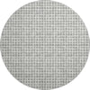 Dalyn The Reserve TR4 Gray Machine Washable Area Rug Round Main Image