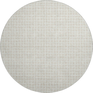 Dalyn The Reserve TR4 Ivory Machine Washable Area Rug Round Main Image