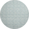 Dalyn The Reserve TR4 Teal Machine Washable Area Rug Round Main Image