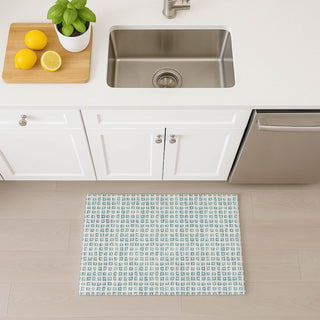 Dalyn The Reserve TR4 Teal Machine Washable Area Rug Scatter Lifestyle Image Feature