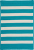 Colonial Mills Stripe It TR49 Turquoise Area Rug Main Image