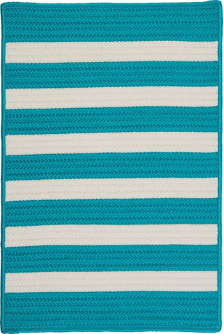 Colonial Mills Stripe It TR49 Turquoise Area Rug Main Image