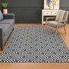 Dalyn The Reserve TR5 Black Machine Washable Area Rug Lifestyle Image Feature