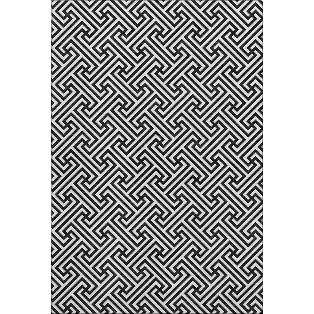 Dalyn The Reserve TR5 Black Machine Washable Area Rug main image