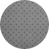 Dalyn The Reserve TR5 Black Machine Washable Area Rug Round Main Image