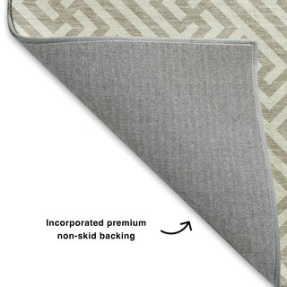 Dalyn The Reserve TR5 Flax Machine Washable Area Rug Backing Image