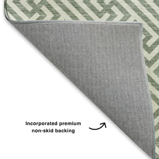 Dalyn The Reserve TR5 Sage Machine Washable Area Rug Backing Image