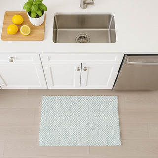 Dalyn The Reserve TR5 Sky Machine Washable Area Rug Scatter Lifestyle Image Feature
