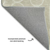 Dalyn The Reserve TR6 Beige Machine Washable Area Rug Backing Image