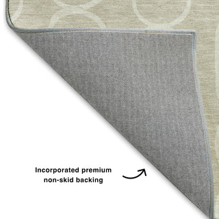 Dalyn The Reserve TR6 Beige Machine Washable Area Rug Backing Image