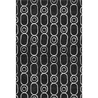 Dalyn The Reserve TR6 Black Machine Washable Area Rug main image