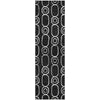 Dalyn The Reserve TR6 Black Machine Washable Area Rug Runner Main Image