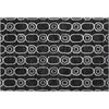 Dalyn The Reserve TR6 Black Machine Washable Area Rug Scatter Main Image