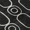 Dalyn The Reserve TR6 Black Machine Washable Area Rug Swatch Image
